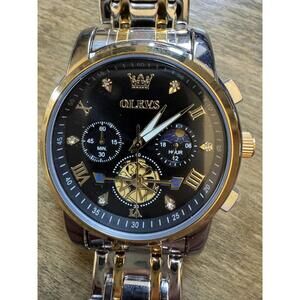 OLEVS Moonphase Chronograph Watch